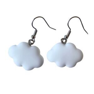 Cloud Weather Earrings / Teacher / Kids / Art Gift / Costume / Weather